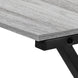 I 7196 Computer Desk - 55"L / Grey Top / Black Metal Corner - Furniture Depot (7881129984248)