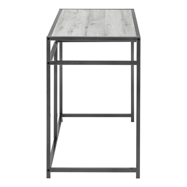 I 7217 Computer Desk - 42"L / Grey / Dark Grey Metal - Furniture Depot (7881130279160)
