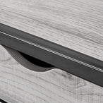 I 7217 Computer Desk - 42"L / Grey / Dark Grey Metal - Furniture Depot (7881130279160)