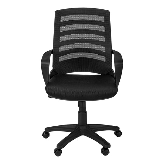I 7224 Office Chair - Black / Black Mesh / Multi Position - Furniture Depot (7881130475768)
