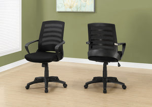 I 7224 Office Chair - Black / Black Mesh / Multi Position - Furniture Depot (7881130475768)