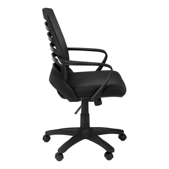 I 7224 Office Chair - Black / Black Mesh / Multi Position - Furniture Depot (7881130475768)