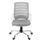 I 7225 Office Chair - White / Grey Mesh / Multi Position - Furniture Depot (7881130508536)