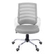 I 7225 Office Chair - White / Grey Mesh / Multi Position - Furniture Depot (7881130508536)