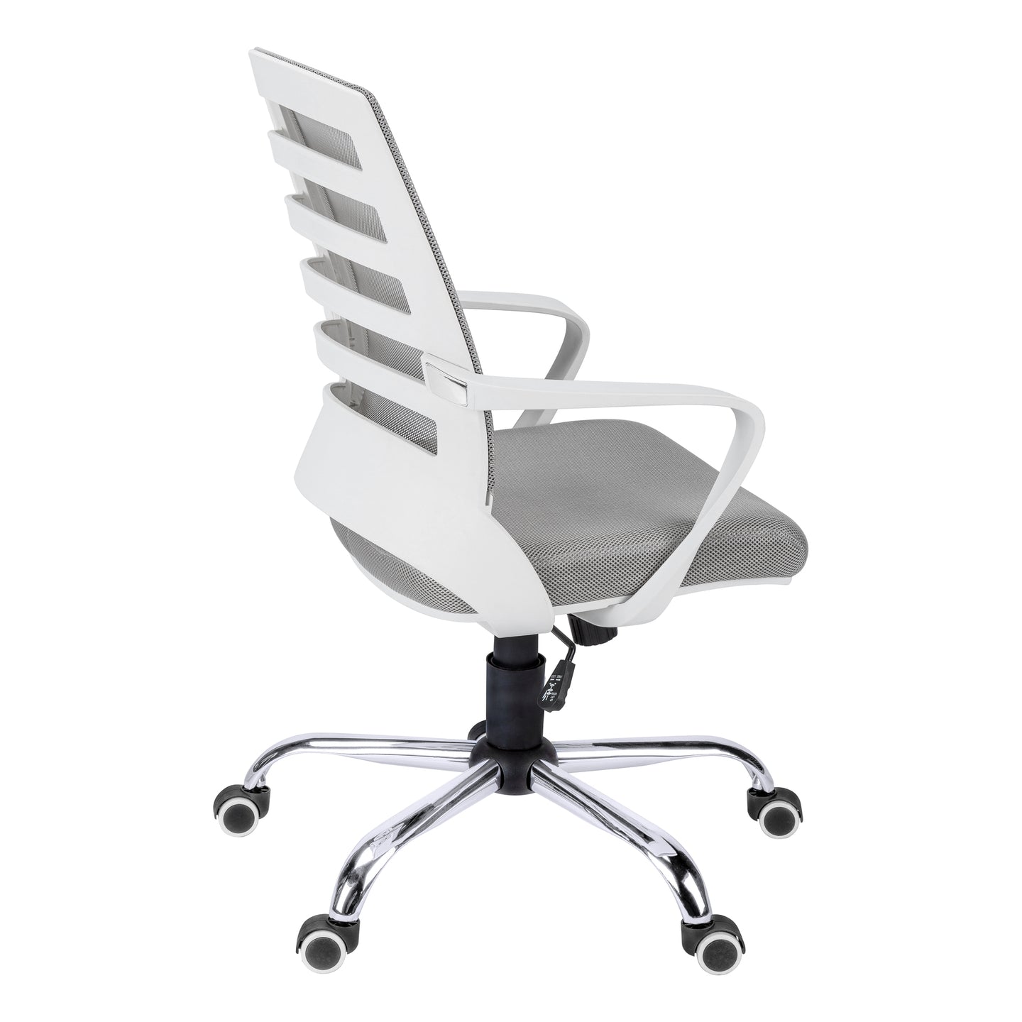 I 7225 Office Chair - White / Grey Mesh / Multi Position - Furniture Depot (7881130508536)