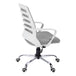 I 7225 Office Chair - White / Grey Mesh / Multi Position - Furniture Depot (7881130508536)