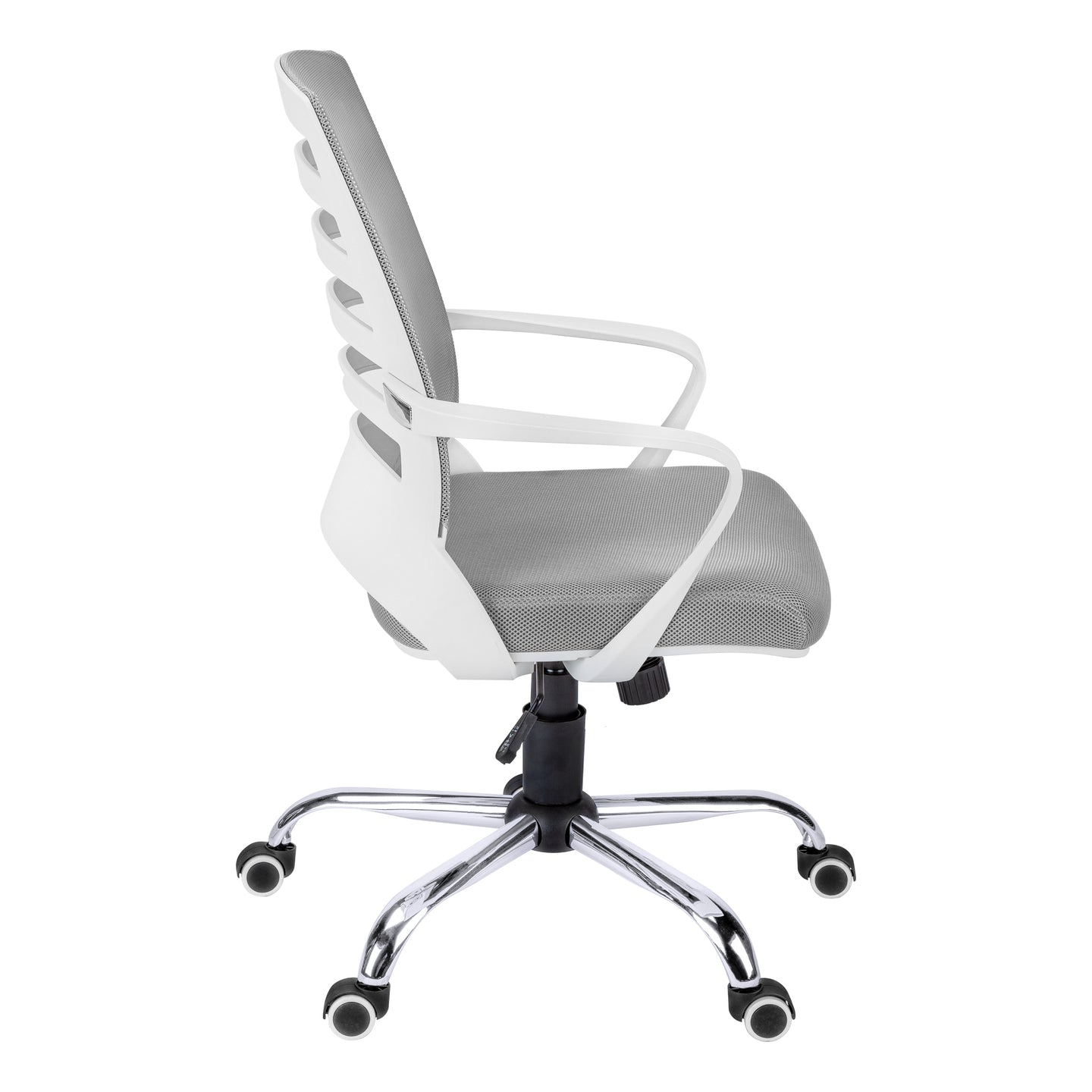 I 7225 Office Chair - White / Grey Mesh / Multi Position - Furniture Depot (7881130508536)