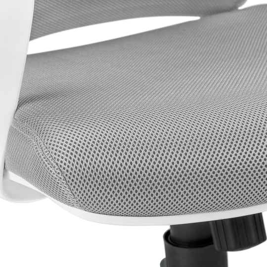 I 7225 Office Chair - White / Grey Mesh / Multi Position - Furniture Depot (7881130508536)