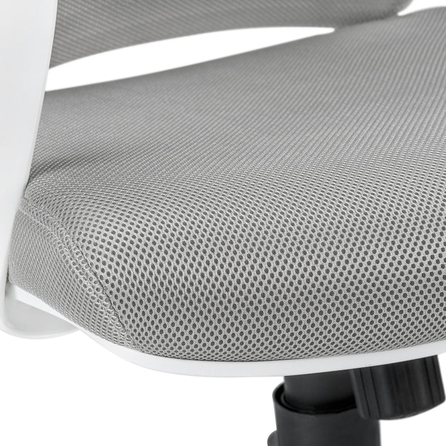 I 7225 Office Chair - White / Grey Mesh / Multi Position - Furniture Depot (7881130508536)