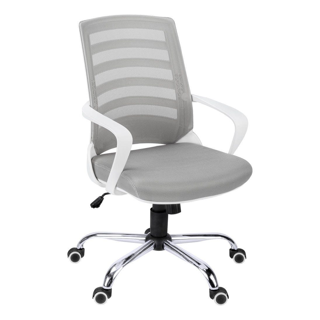 I 7225 Office Chair - White / Grey Mesh / Multi Position - Furniture Depot (7881130508536)