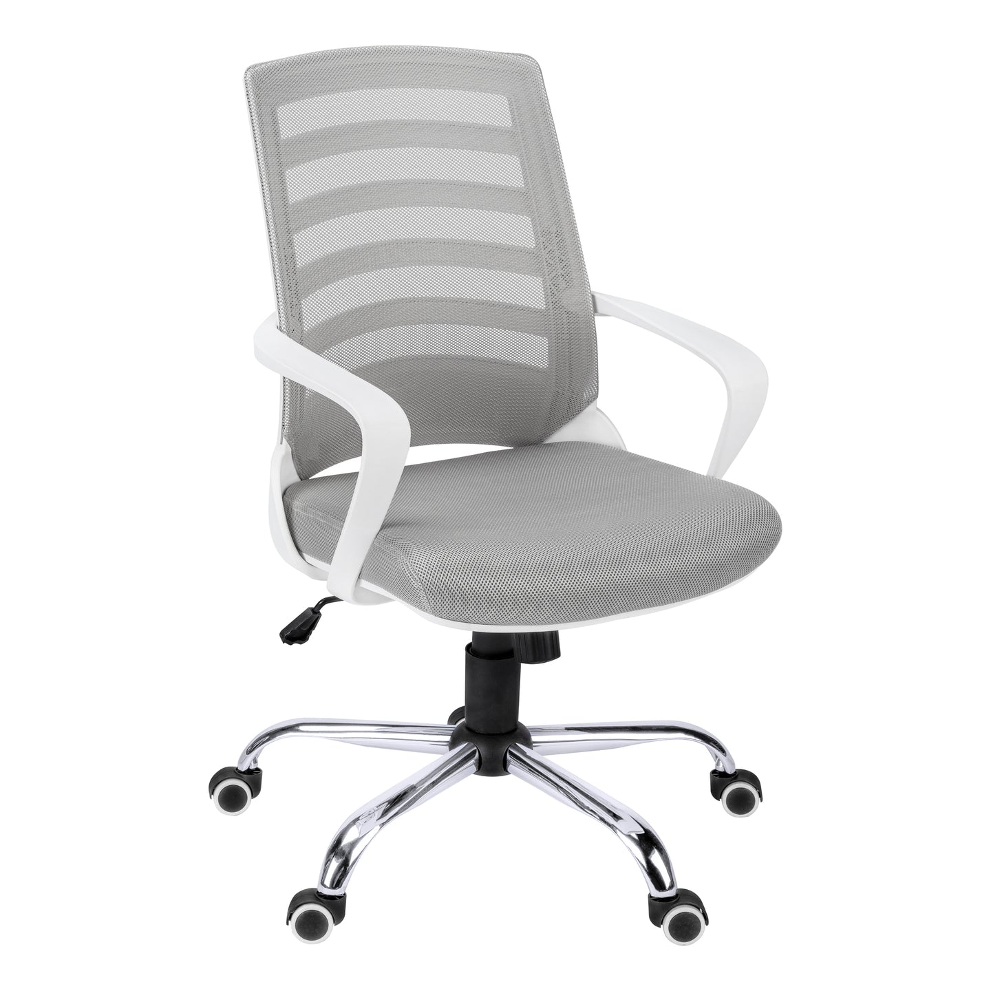 I 7225 Office Chair - White / Grey Mesh / Multi Position - Furniture Depot (7881130508536)