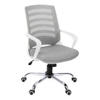 I 7225 Office Chair - White / Grey Mesh / Multi Position - Furniture Depot (7881130508536)
