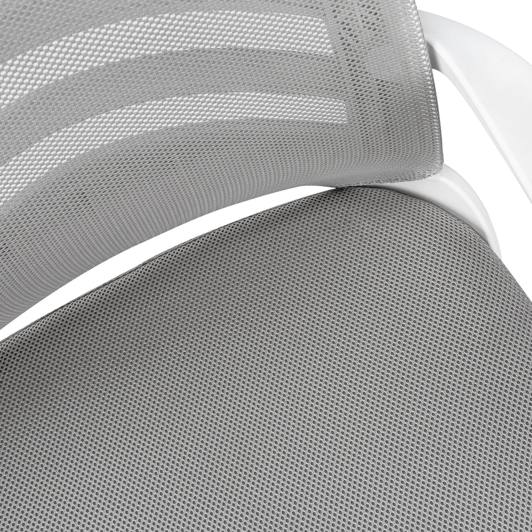 I 7225 Office Chair - White / Grey Mesh / Multi Position - Furniture Depot (7881130508536)