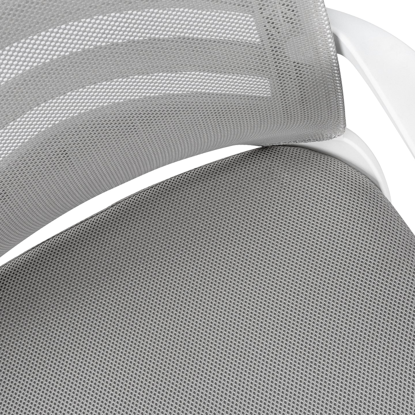I 7225 Office Chair - White / Grey Mesh / Multi Position - Furniture Depot (7881130508536)
