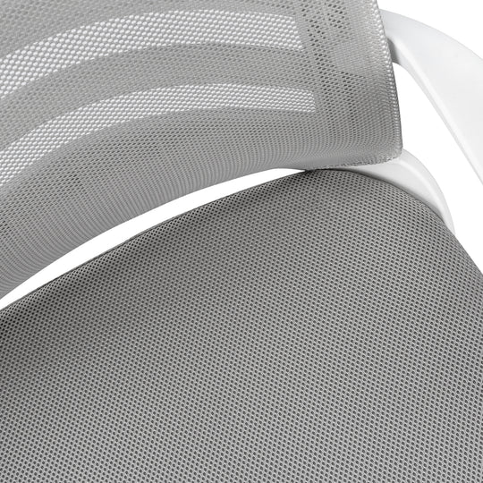 I 7225 Office Chair - White / Grey Mesh / Multi Position - Furniture Depot (7881130508536)