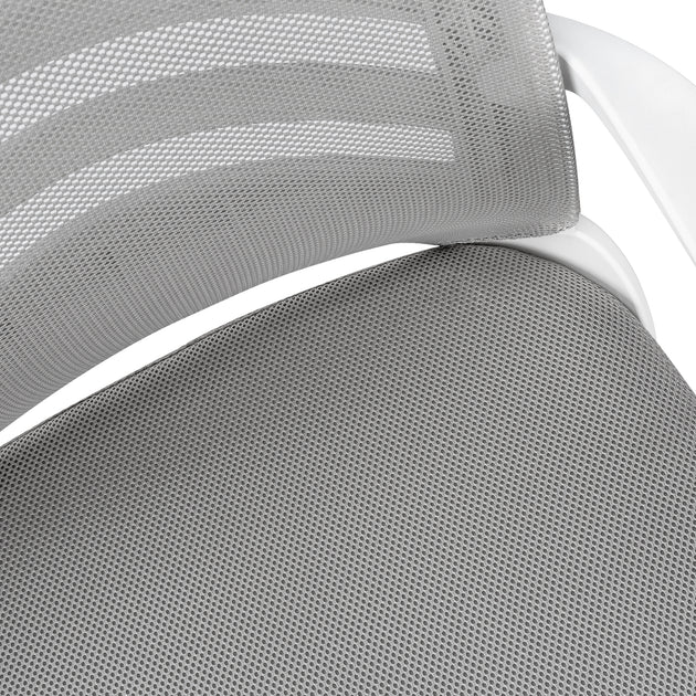 I 7225 Office Chair - White / Grey Mesh / Multi Position - Furniture Depot (7881130508536)