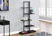 I 7231 Bookcase - 60"H / Black / Black Metal - Furniture Depot (7881130639608)