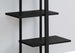 I 7231 Bookcase - 60"H / Black / Black Metal - Furniture Depot (7881130639608)