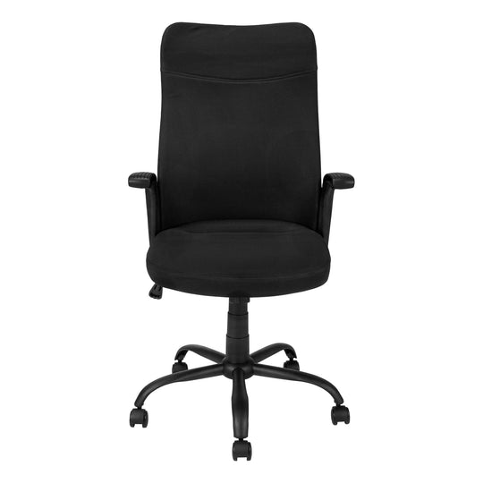 I 7248 Office Chair - Black / Black Fabric / Multi Position - Furniture Depot