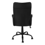 I 7248 Office Chair - Black / Black Fabric / Multi Position - Furniture Depot