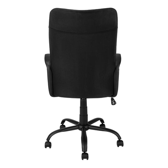 I 7248 Office Chair - Black / Black Fabric / Multi Position - Furniture Depot