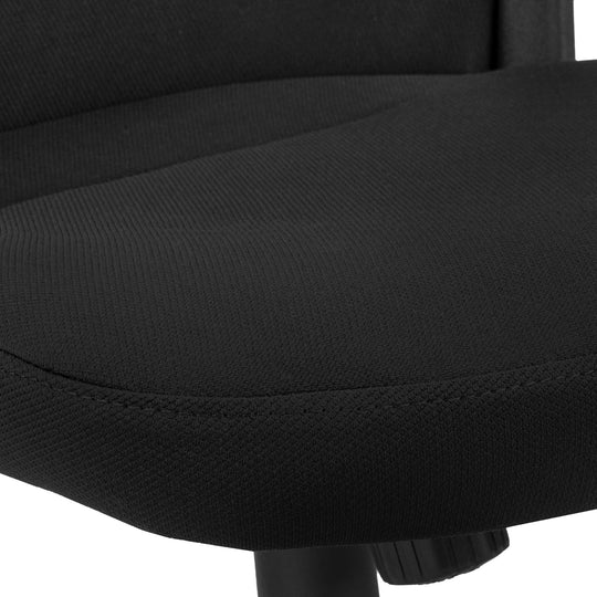 I 7248 Office Chair - Black / Black Fabric / Multi Position - Furniture Depot