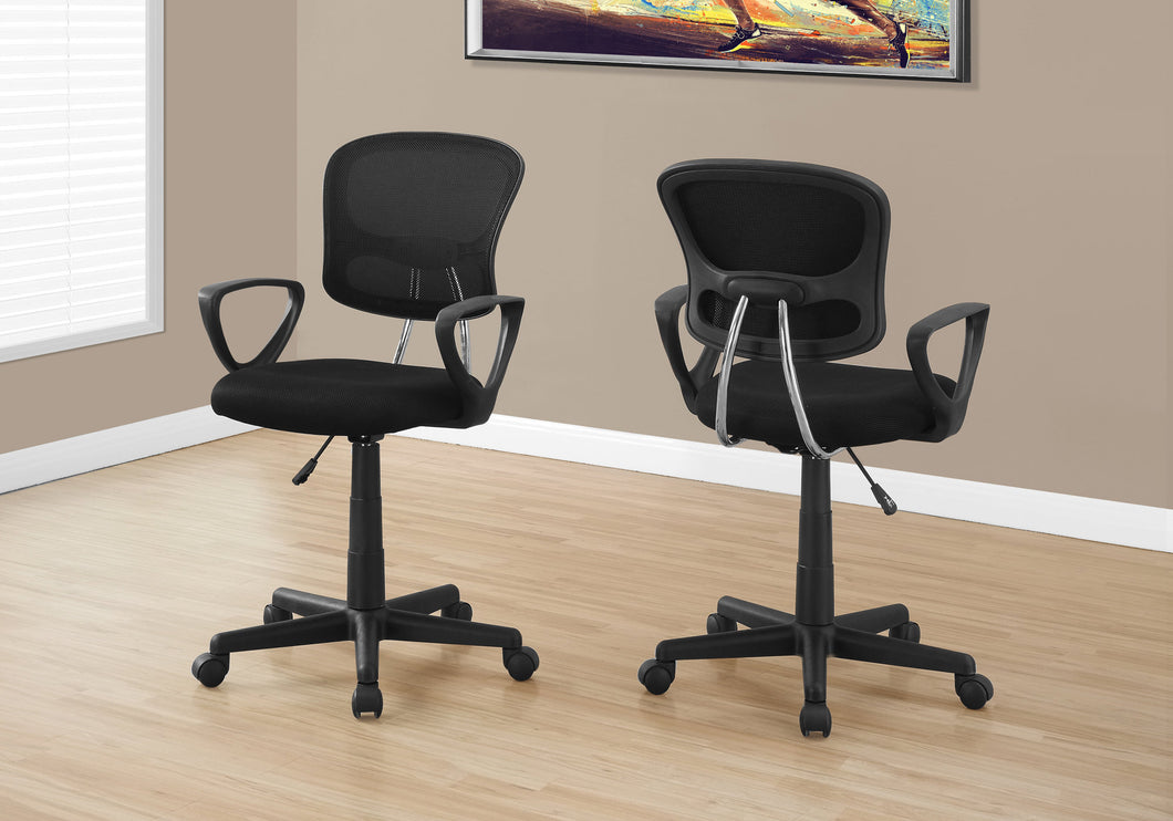 I 7260 Office Chair - Black Mesh Juvenile / Multi-Position - Furniture Depot