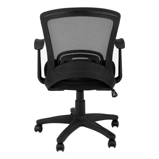 I 7265 Office Chair - Black Mesh Mid-Back / Multi-Position - Furniture Depot