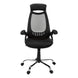 I 7268 Office Chair - Black Mesh / Chrome High-Back Executive - Furniture Depot