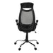 I 7268 Office Chair - Black Mesh / Chrome High-Back Executive - Furniture Depot