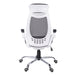 I 7269 Office Chair - White / Grey Mesh / Chrome High-Back Exec - Furniture Depot