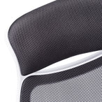 I 7269 Office Chair - White / Grey Mesh / Chrome High-Back Exec - Furniture Depot