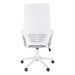 I 7270 Office Chair - White / Grey Fabric / High Back Executive - Furniture Depot