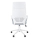 I 7270 Office Chair - White / Grey Fabric / High Back Executive - Furniture Depot