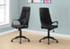 I 7272 Office Chair - Black / Black Fabric / High Back Executive - Furniture Depot (7881131819256)