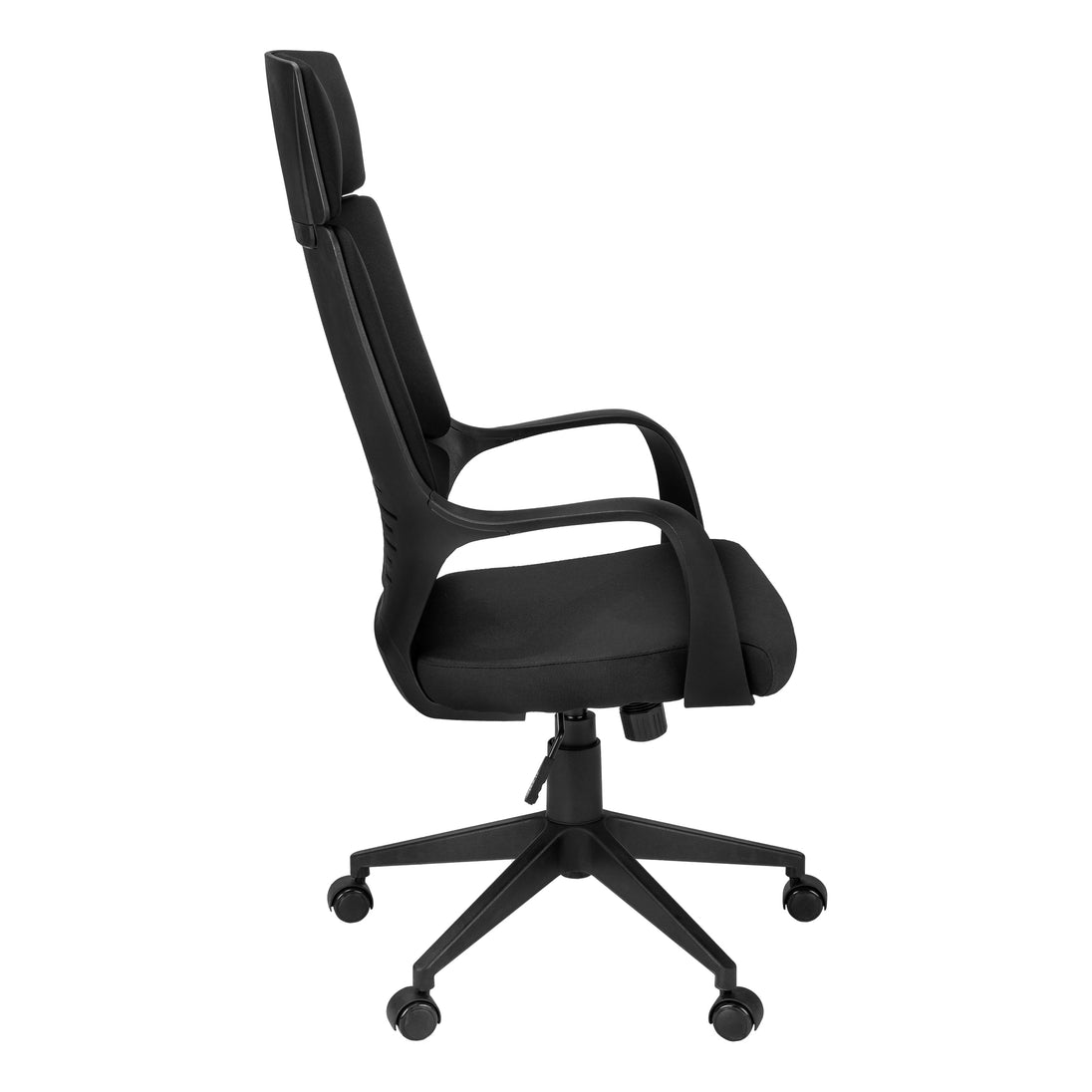 I 7272 Office Chair - Black / Black Fabric / High Back Executive - Furniture Depot (7881131819256)