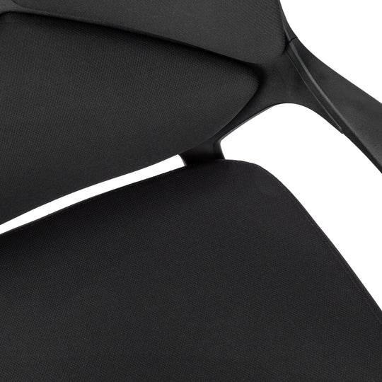 I 7272 Office Chair - Black / Black Fabric / High Back Executive - Furniture Depot (7881131819256)