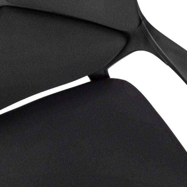 I 7272 Office Chair - Black / Black Fabric / High Back Executive - Furniture Depot (7881131819256)