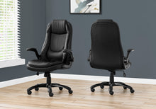 Load image into Gallery viewer, I 7277 Office Chair - Black Leather-Look / High Back Executive - Furniture Depot (7881131884792)