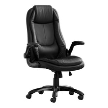 Load image into Gallery viewer, I 7277 Office Chair - Black Leather-Look / High Back Executive - Furniture Depot (7881131884792)
