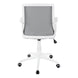 I 7294 Office Chair - White / Grey Mesh / Multi Position - Furniture Depot