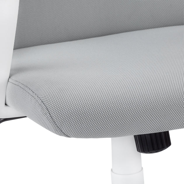 I 7294 Office Chair - White / Grey Mesh / Multi Position - Furniture Depot
