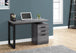 I 7295 Computer Desk - 48"L / Grey-Black Left Or Right Facing - Furniture Depot (7881132146936)
