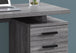I 7295 Computer Desk - 48"L / Grey-Black Left Or Right Facing - Furniture Depot (7881132146936)