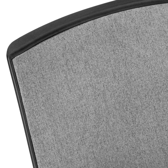 I 7297 Office Chair - Black / Dark Grey Fabric / Multi Position - Furniture Depot (7881132179704)
