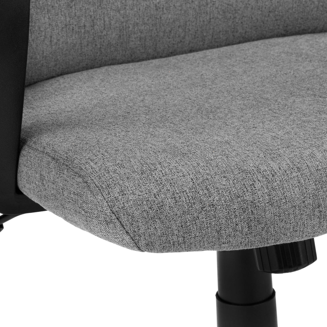 I 7297 Office Chair - Black / Dark Grey Fabric / Multi Position - Furniture Depot (7881132179704)
