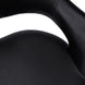 I 7298 Office Chair - Black / Chrome Metal Hydraulic Lift Base - Furniture Depot (7881132212472)