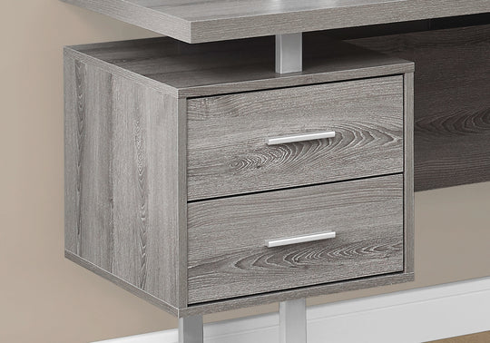 I 7304 Computer Desk - 70"L / Dark Taupe Left Or Right Facing - Furniture Depot