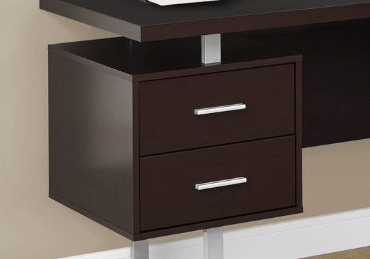 I 7305 Computer Desk - 70"L / Espresso Left Or Right Facing - Furniture Depot (7881132409080)