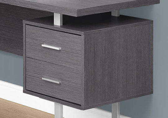 I 7306 Computer Desk - 70"L / Grey Left Or Right Facing - Furniture Depot